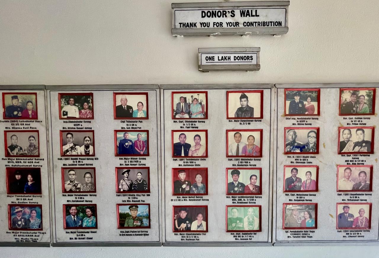 Gurkha Musuem Pokhara Donors